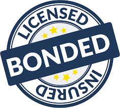 Licensed, bonded, insured badge